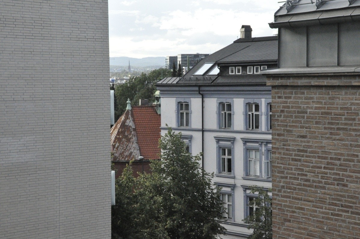 Utsikt balkong Galleribilde