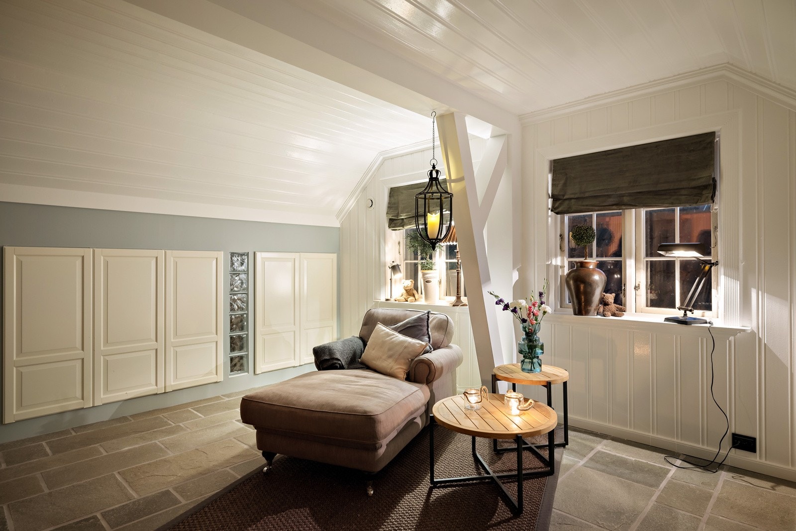 Dette soverommet er tegnet inn som to soverom på de opprinnelige plantegningene. Galleribilde