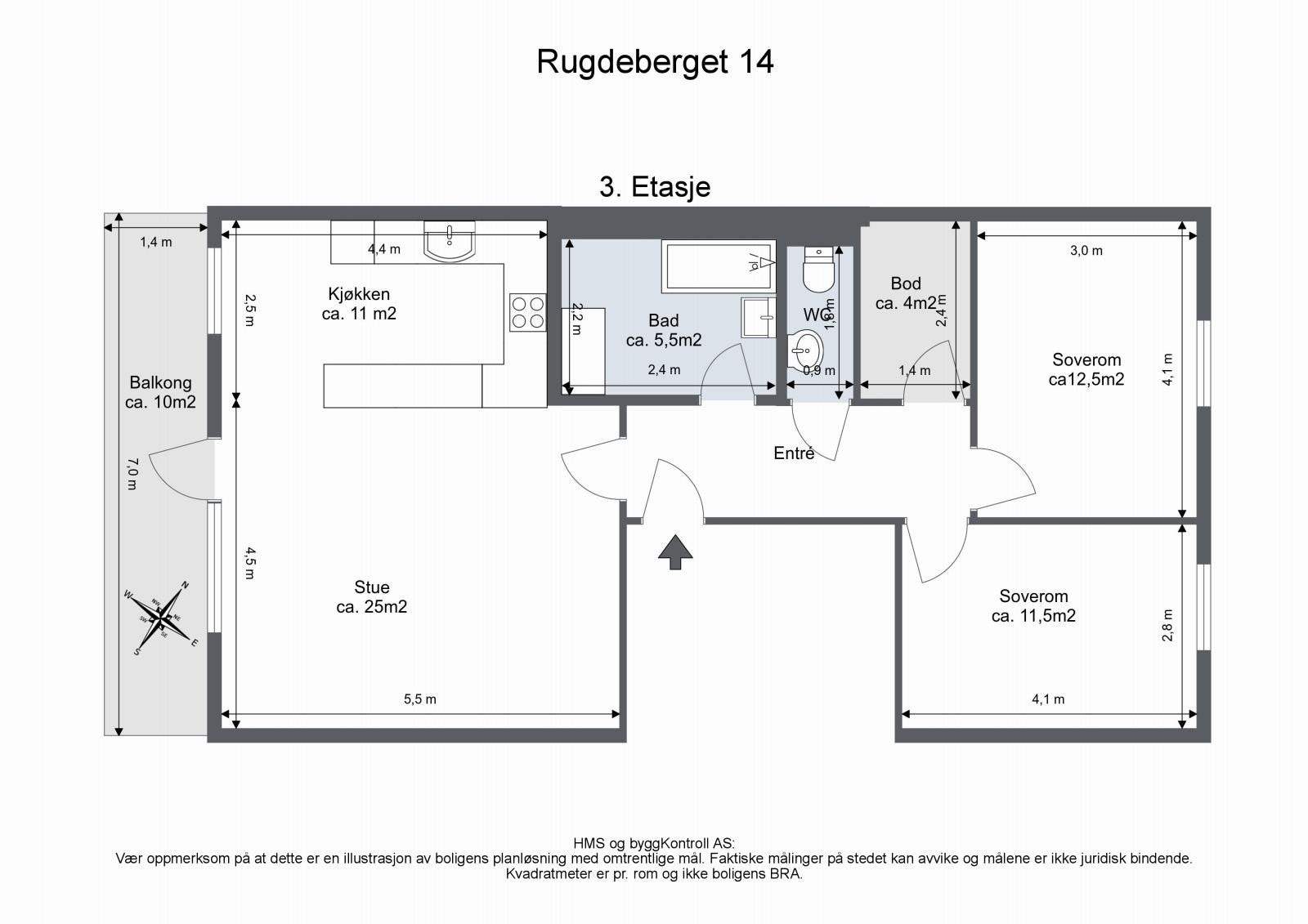 Planskisse. Galleribilde