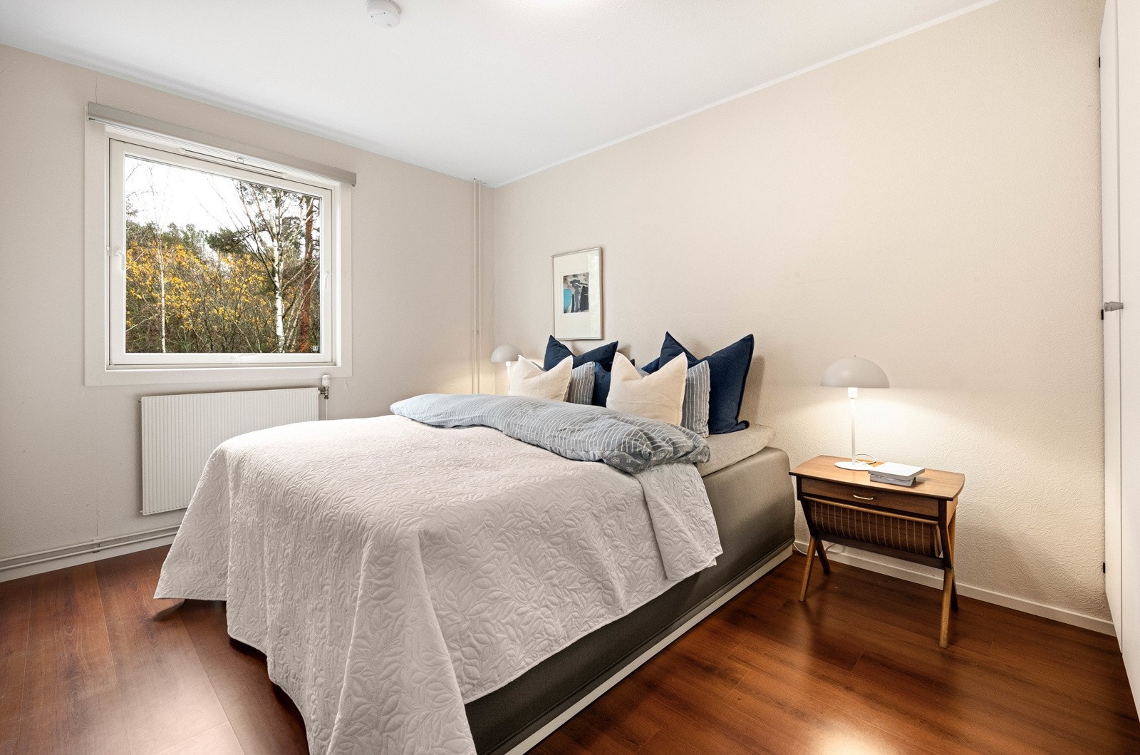 Hovedsoverommet er ca. 11,5 m². Galleribilde