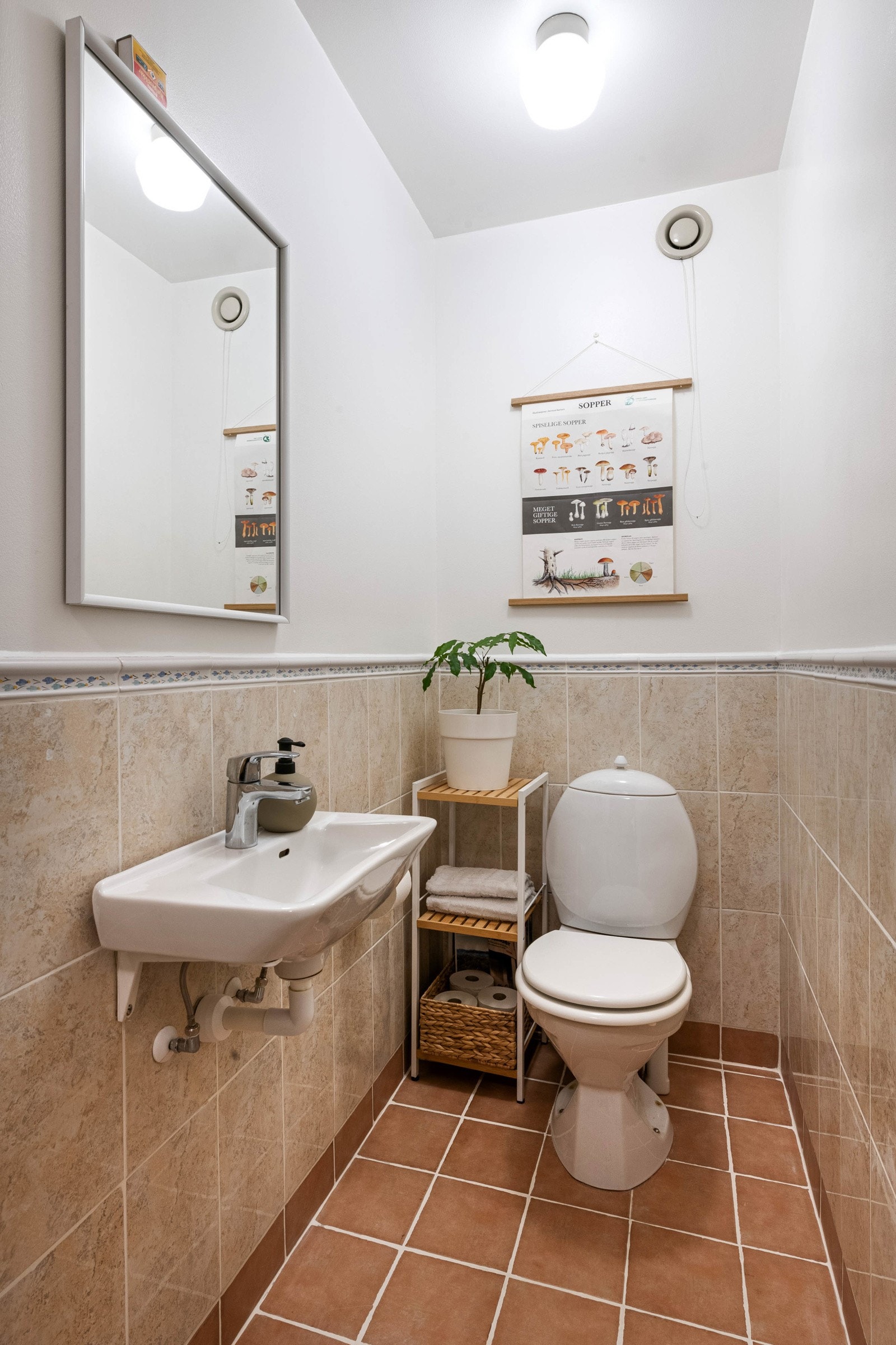 Separat WC med servant. Galleribilde