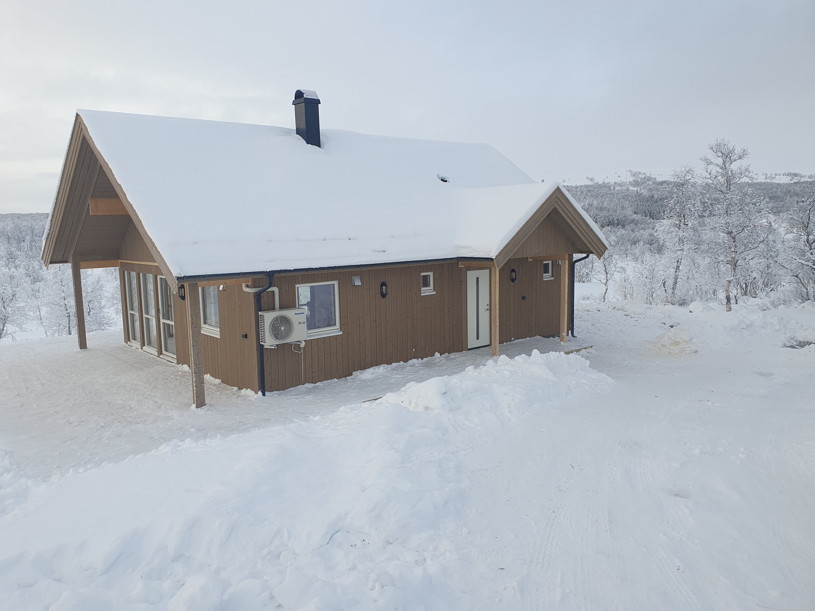 Varmepumpe kan monteres. Galleribilde