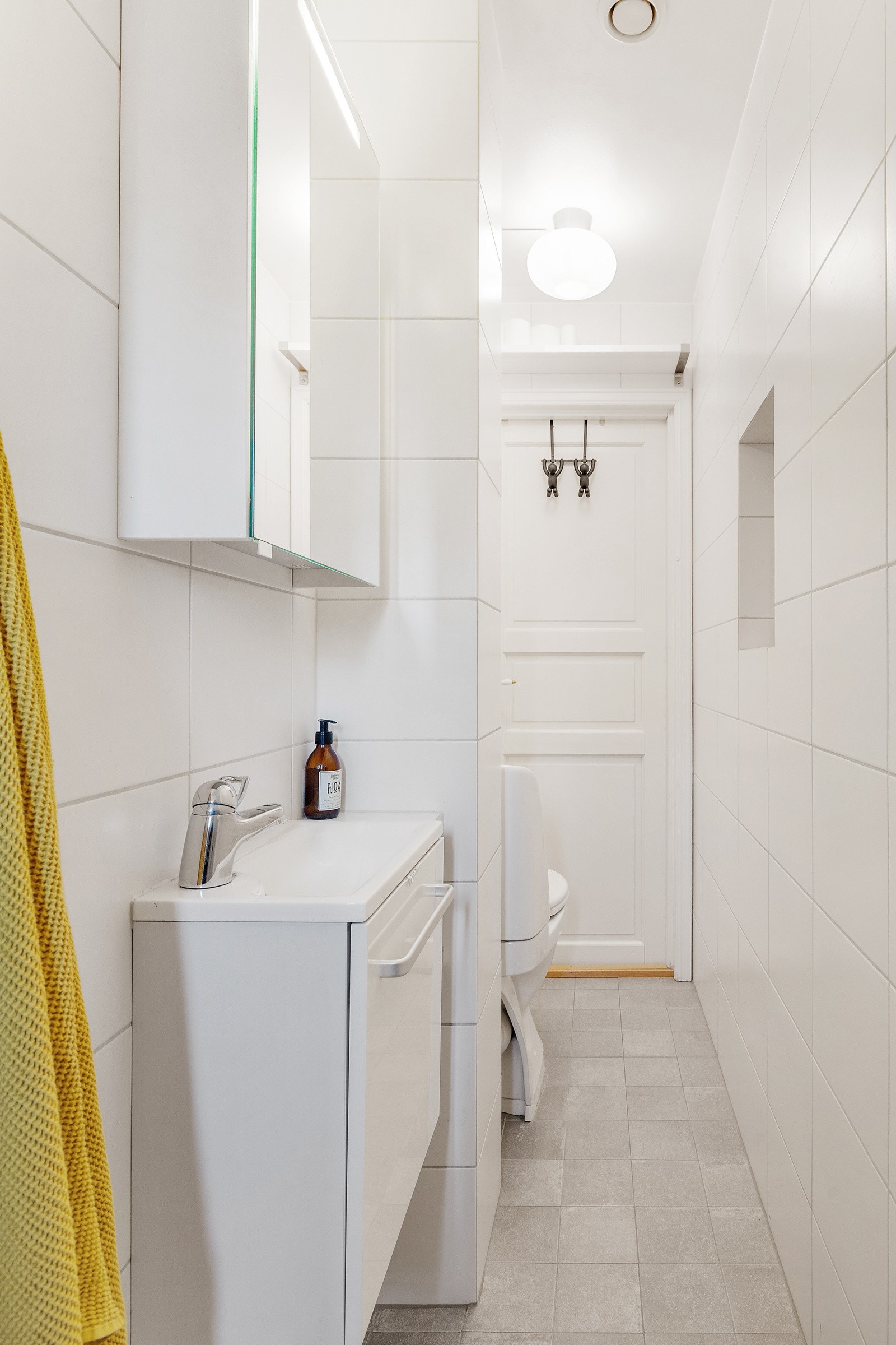 Badet har varmekabler i gulvet. Galleribilde