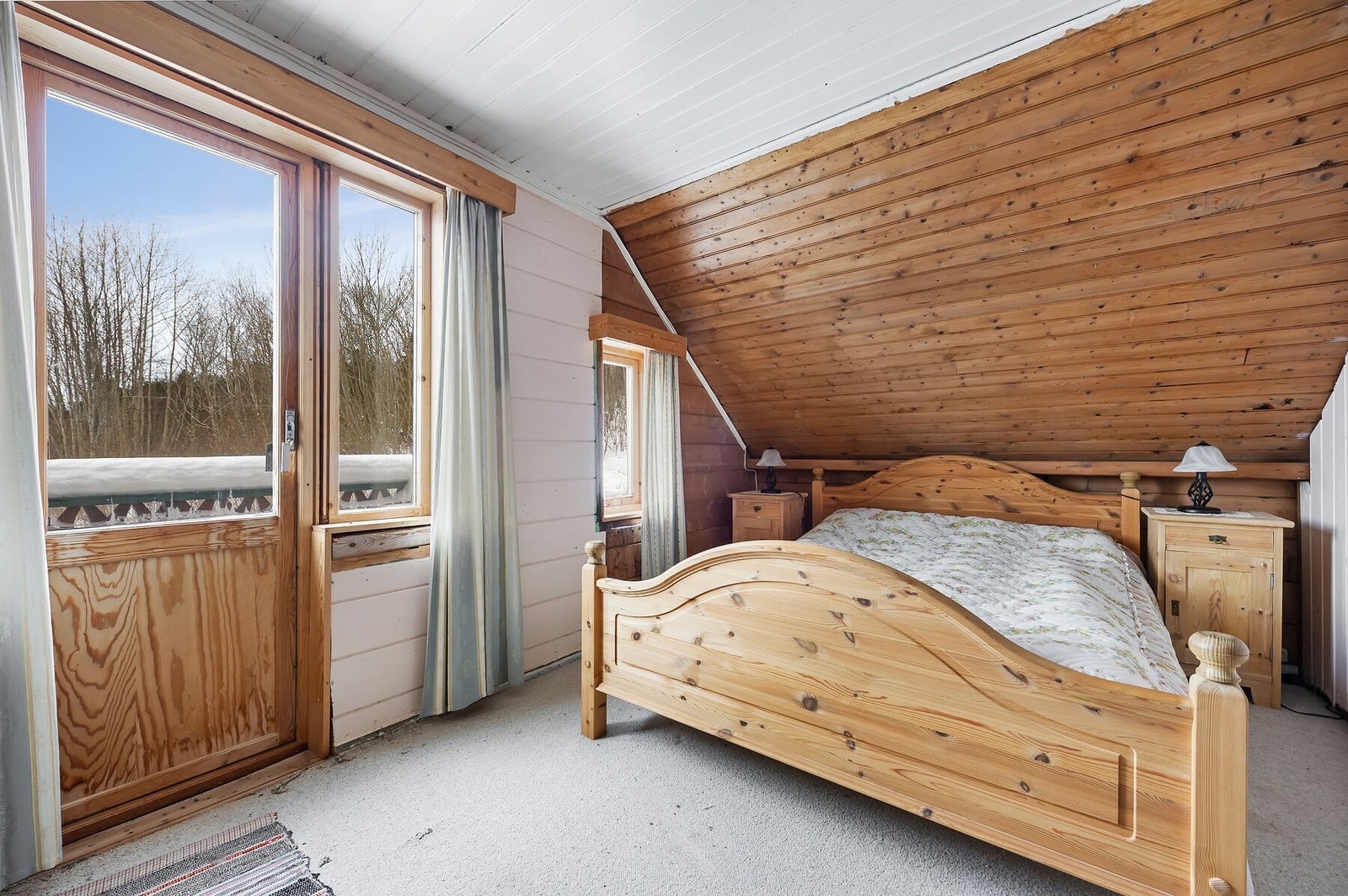 Soverom på loft Galleribilde