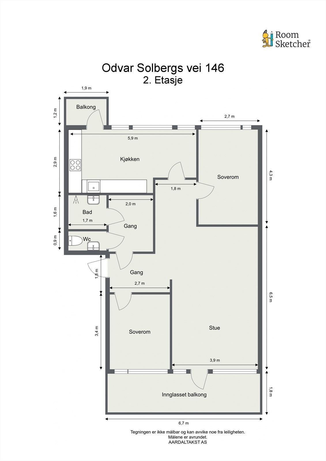 Plantegning Galleribilde