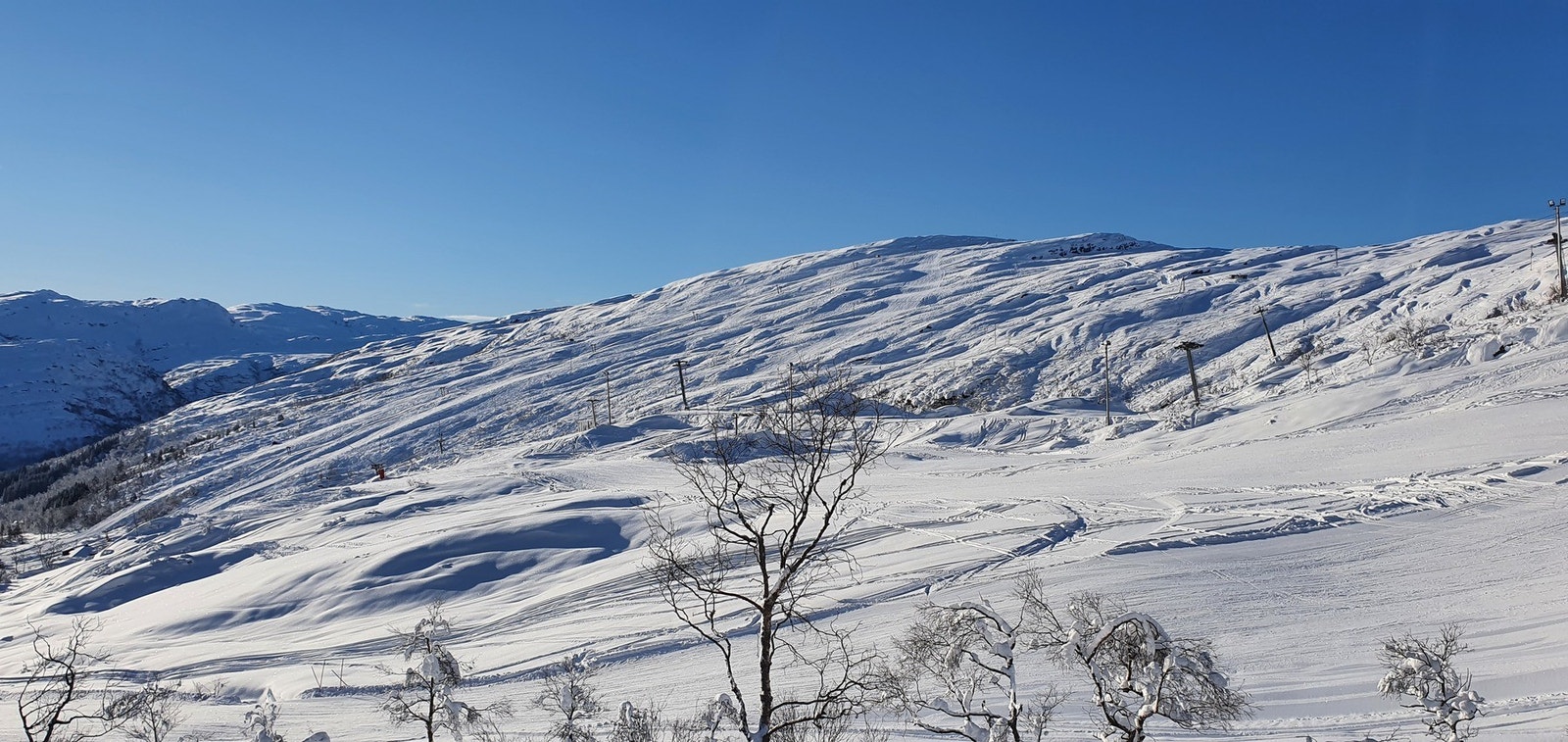 Fra alpinbakken i Eikedalen Galleribilde
