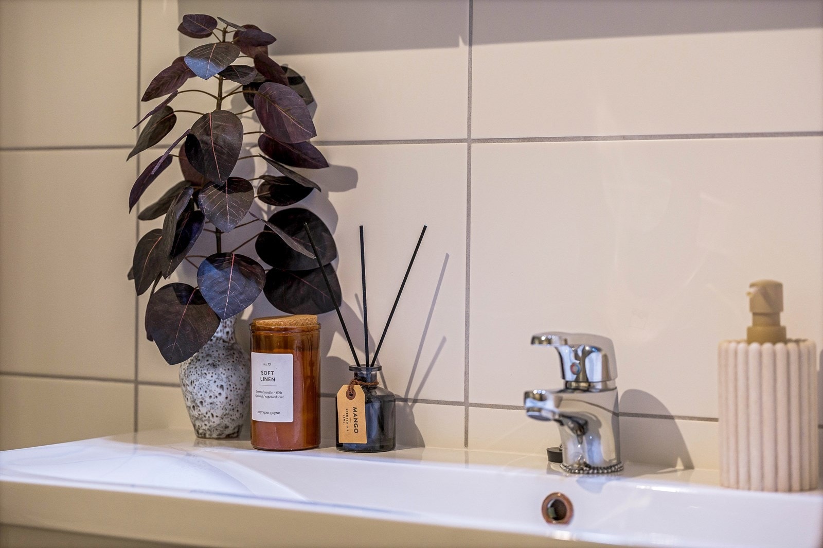 Nærbilde bad/wc. Galleribilde