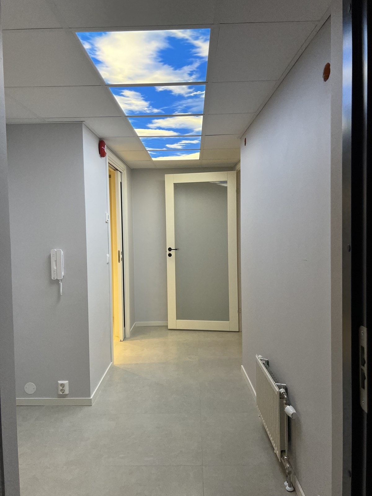 Detaljbilde - himling i entre. Galleribilde