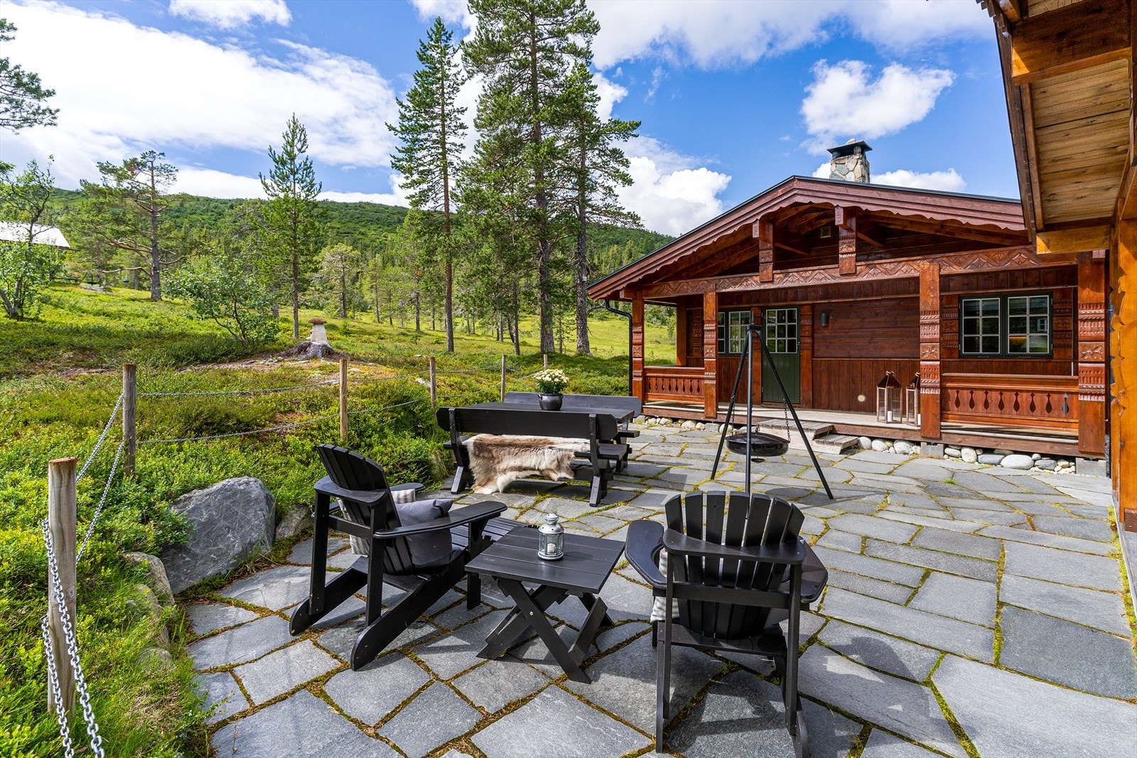Flott og solrikt uteområde. Galleribilde