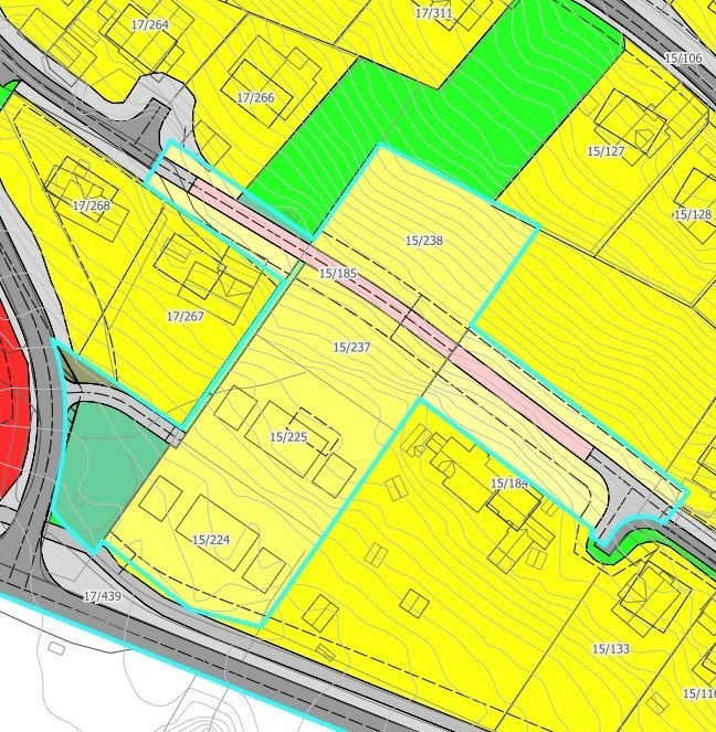 Tomten som er til salgs er gnr/bnr 15/237 Galleribilde