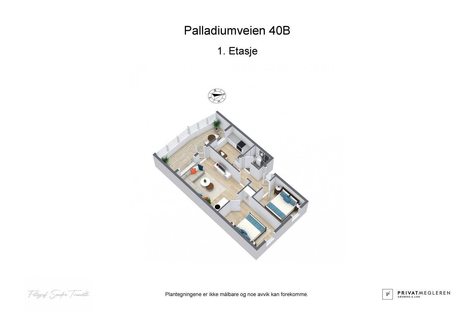 - 3D plantegning | Ikke målbart - Galleribilde