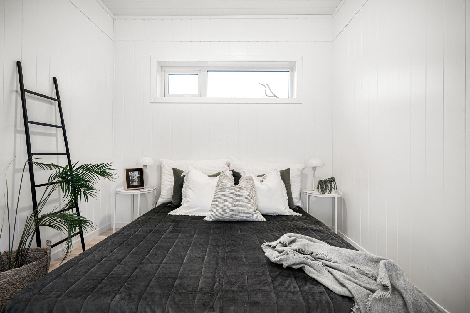 Soverommet har plass til en dobbeltseng. Galleribilde