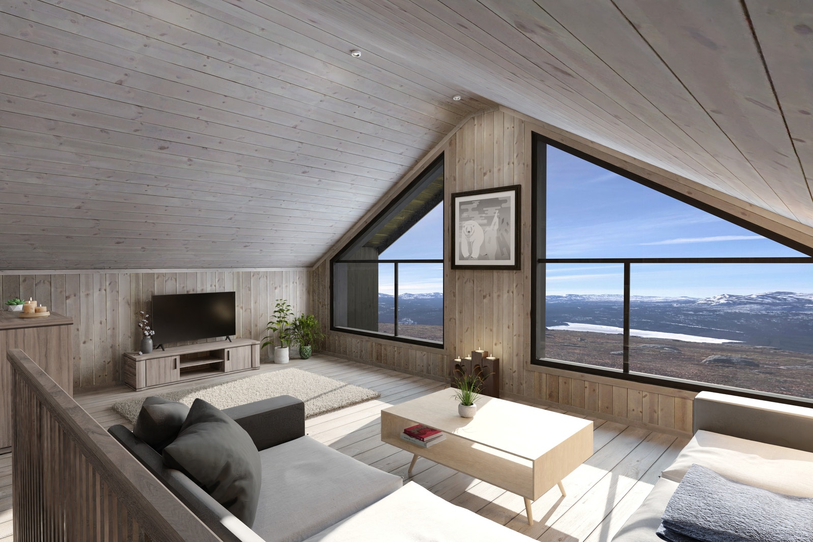 Blåne RAW hems Galleribilde