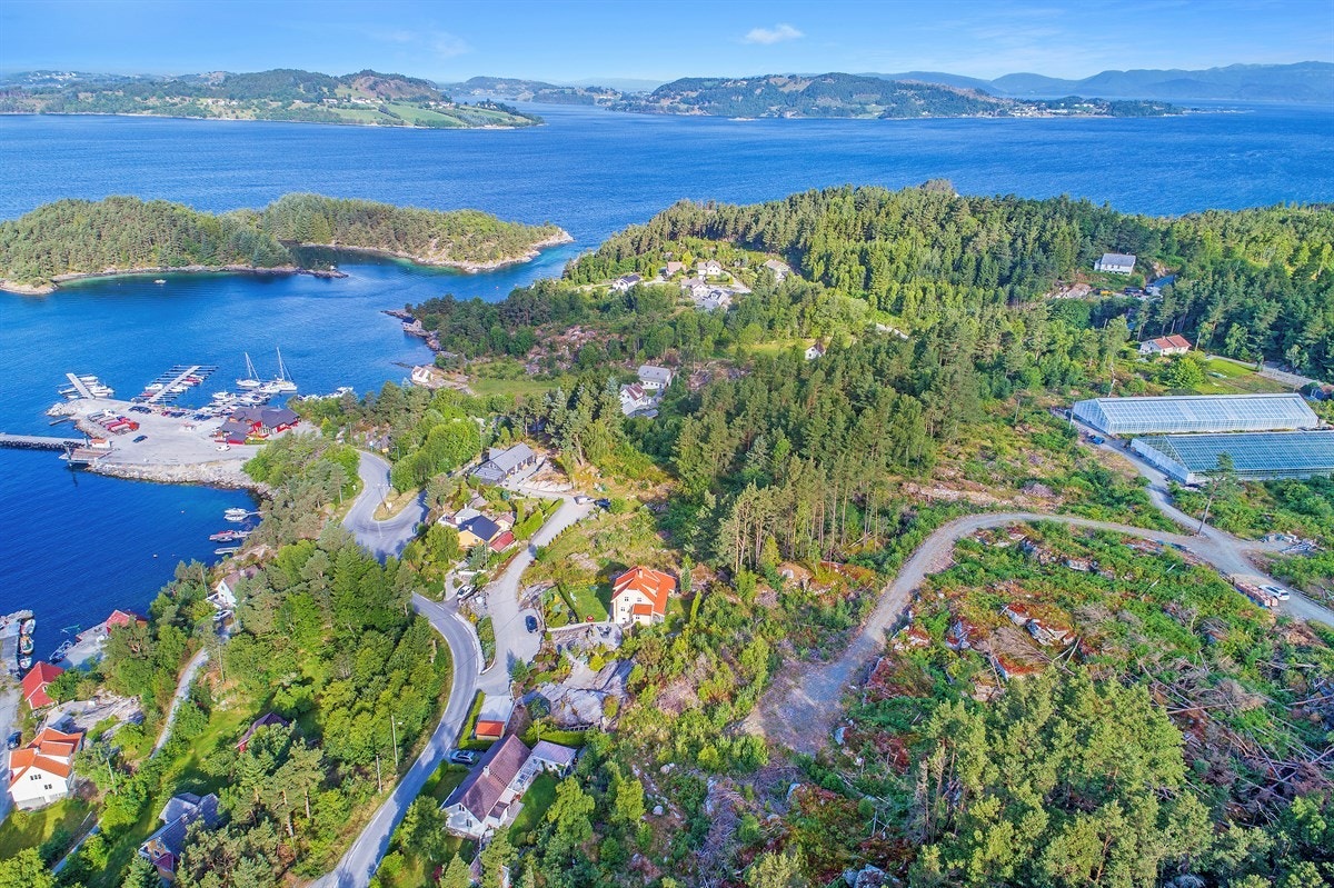Eidssund sett fra luften Galleribilde