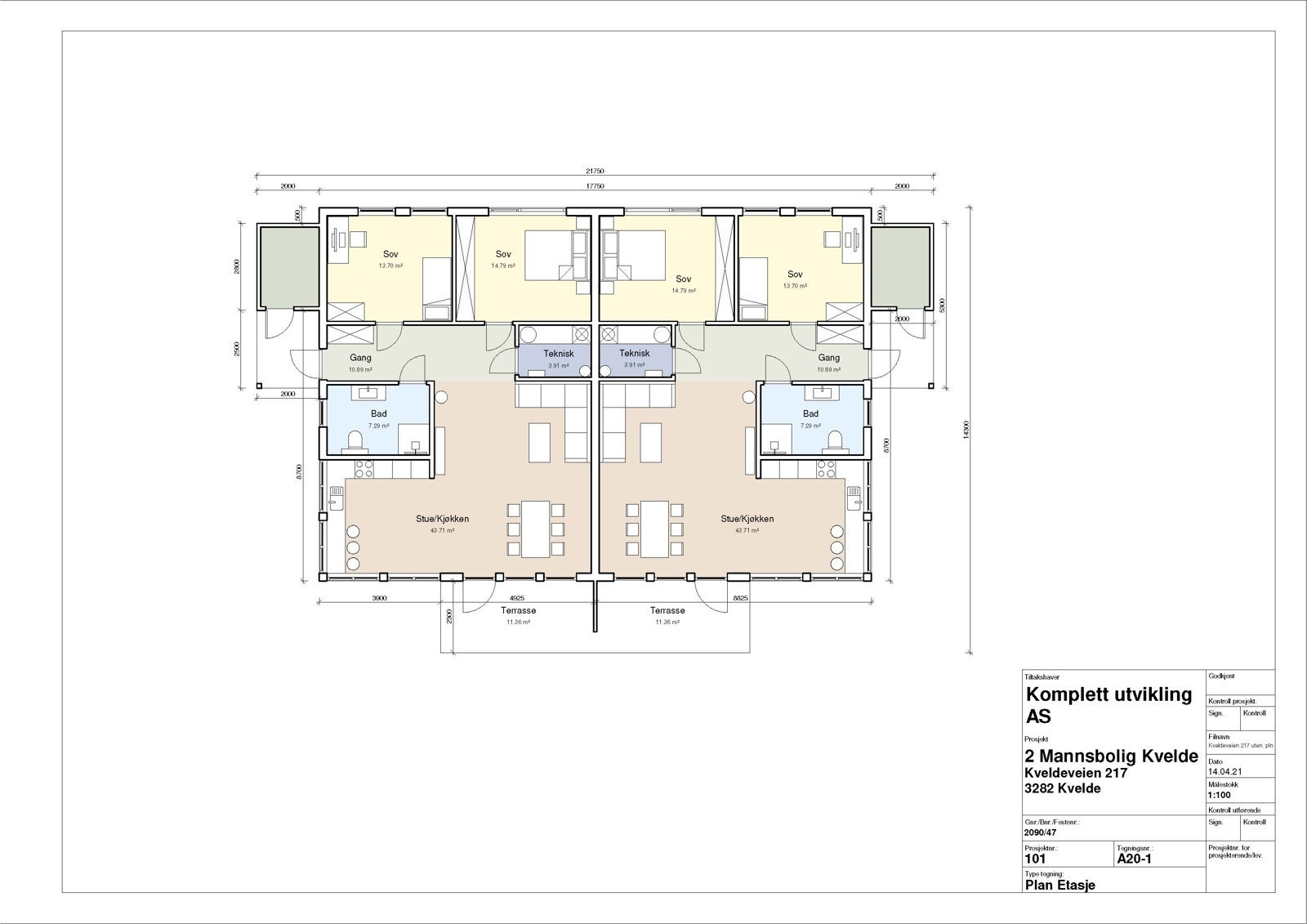 Plantegning. Galleribilde