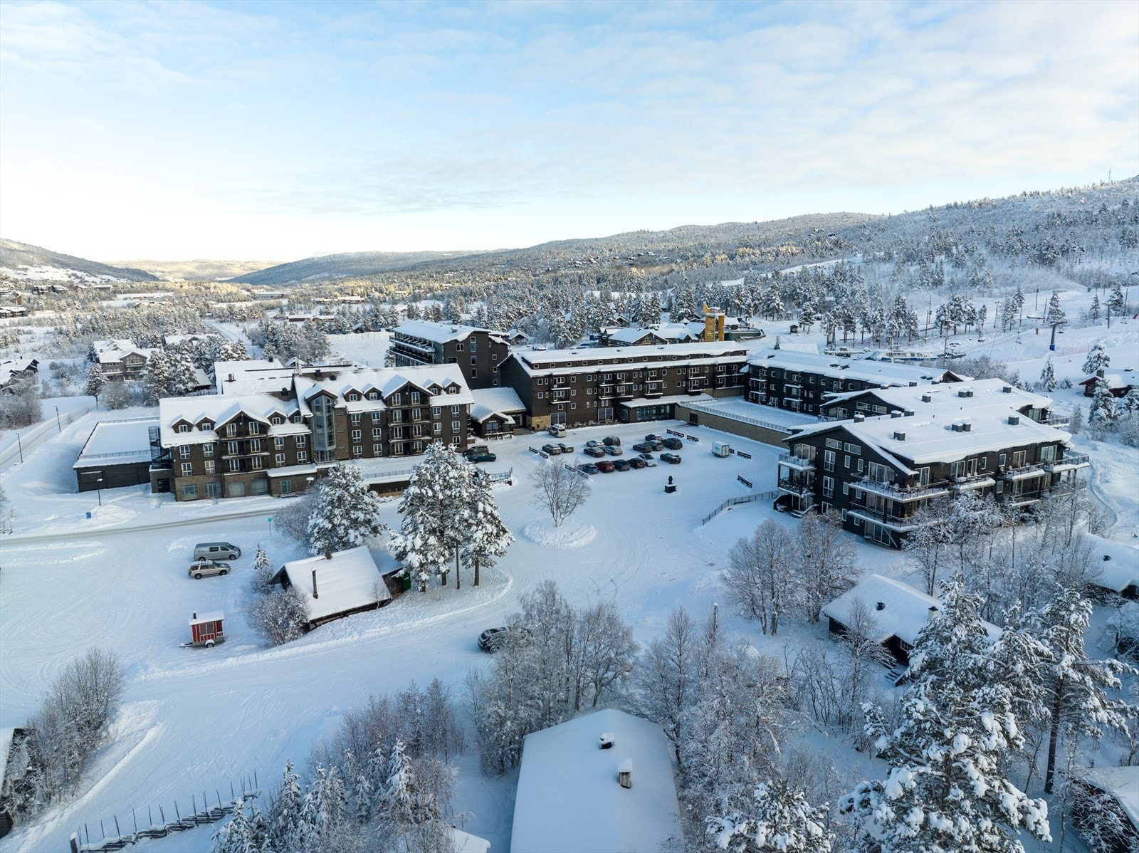 Gå tørrskodd til Vestlia Resort. Passasjen mellom Vestlia Lodge og Vestlia Resort gjør det også enkelt å benytte seg av alle hotellets fasiliteter, Galleribilde