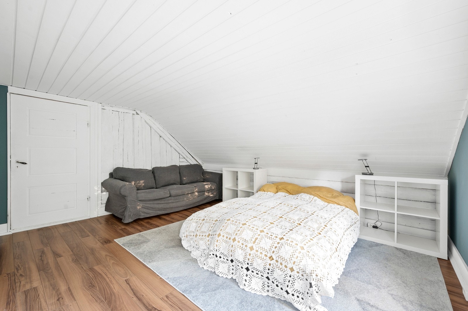 Soverom 3 er det største av soverommene og har virkelig god plass til seng og garderobe, og kanskje til og med en sittegruppe Galleribilde