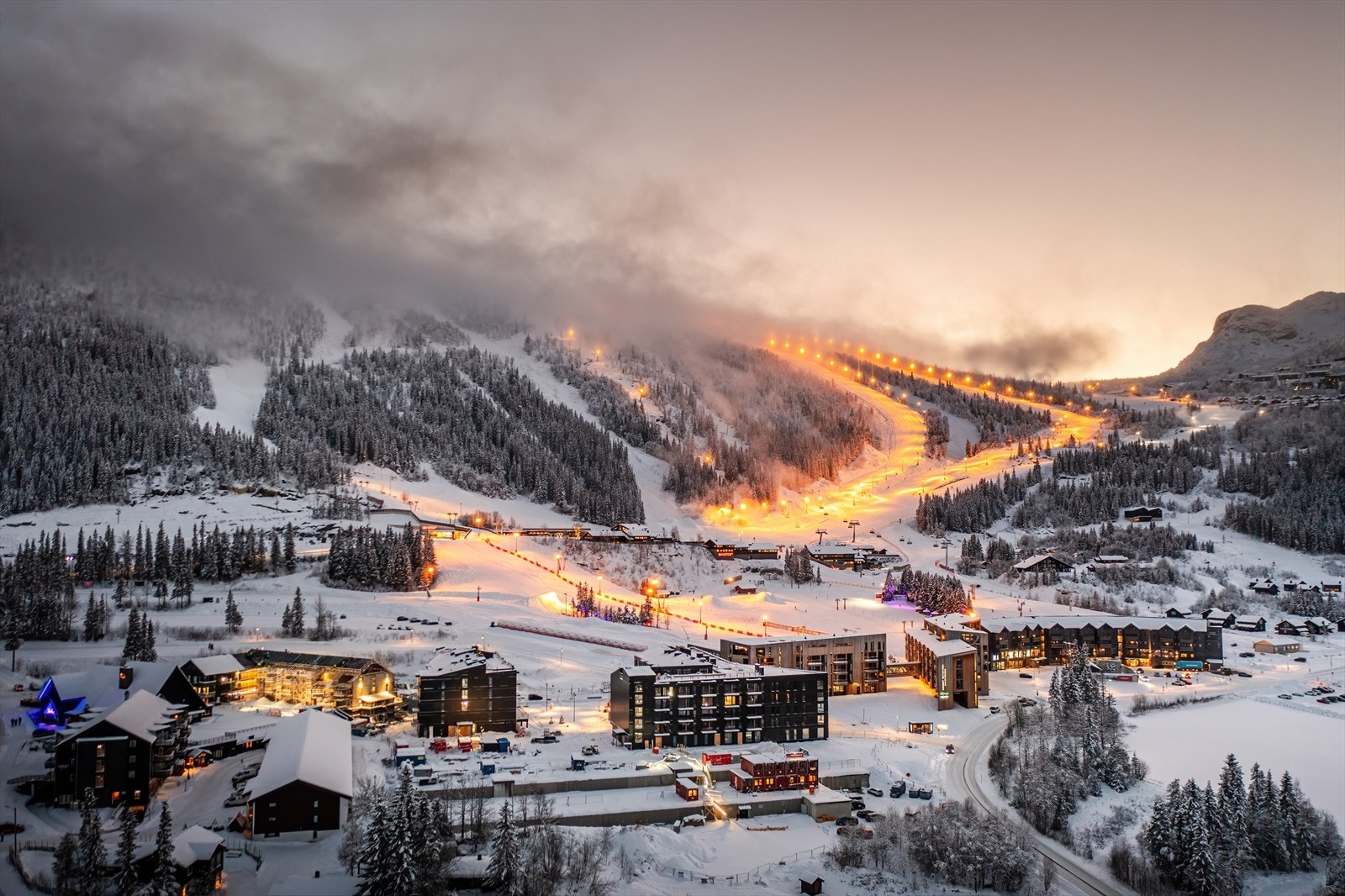Fjellandsbyen en under bygging - første overtakelser fra februar! Galleribilde