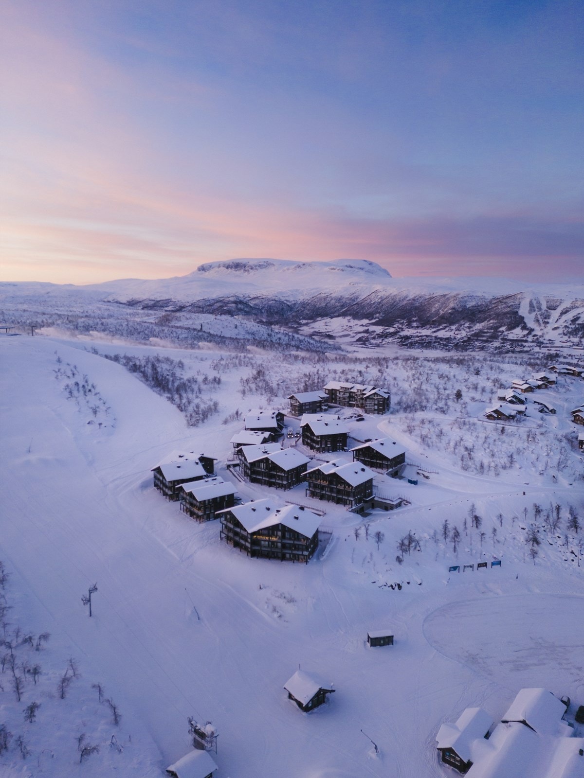 Dronebilde av prosjektet ferdigstilt. Foto: Paul Lockhart Galleribilde