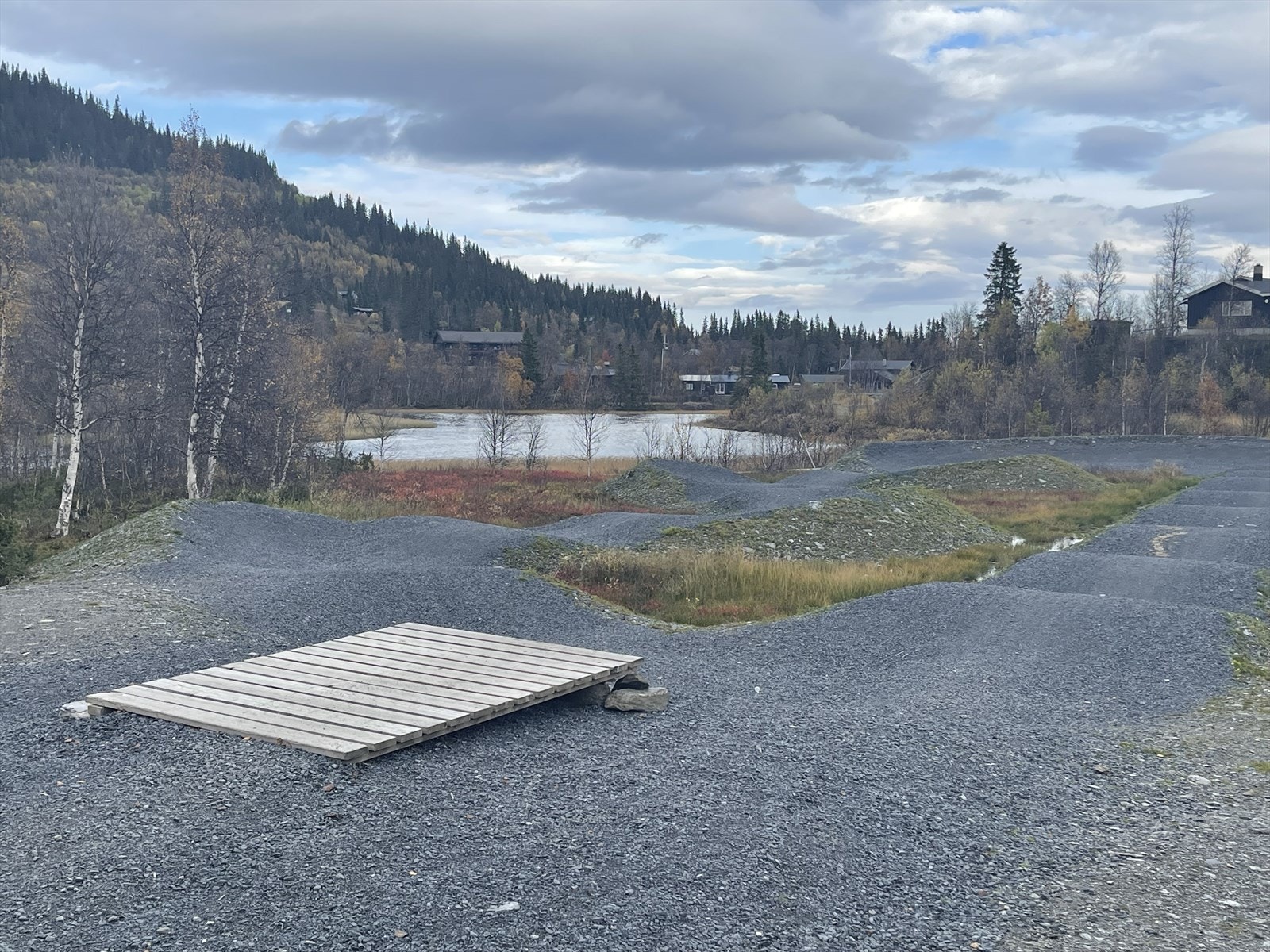 Fra den populære sykkelbanen. Selgers eget foto. Galleribilde