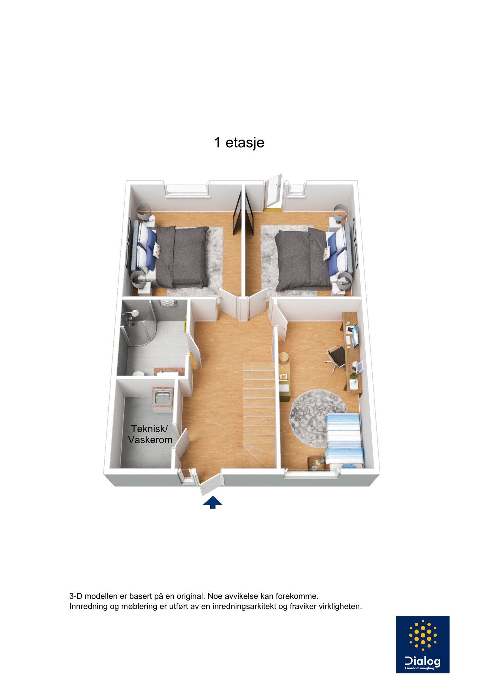 Plantegning Galleribilde