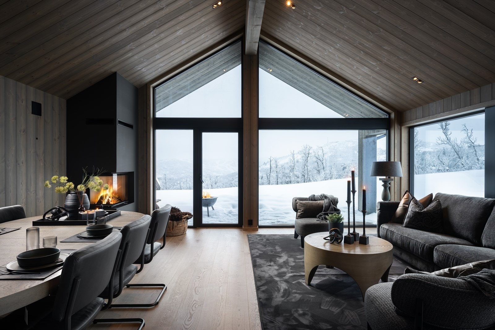 Hytta har smarte og varige løsninger, og detaljer som gir deg en høy verdi Galleribilde