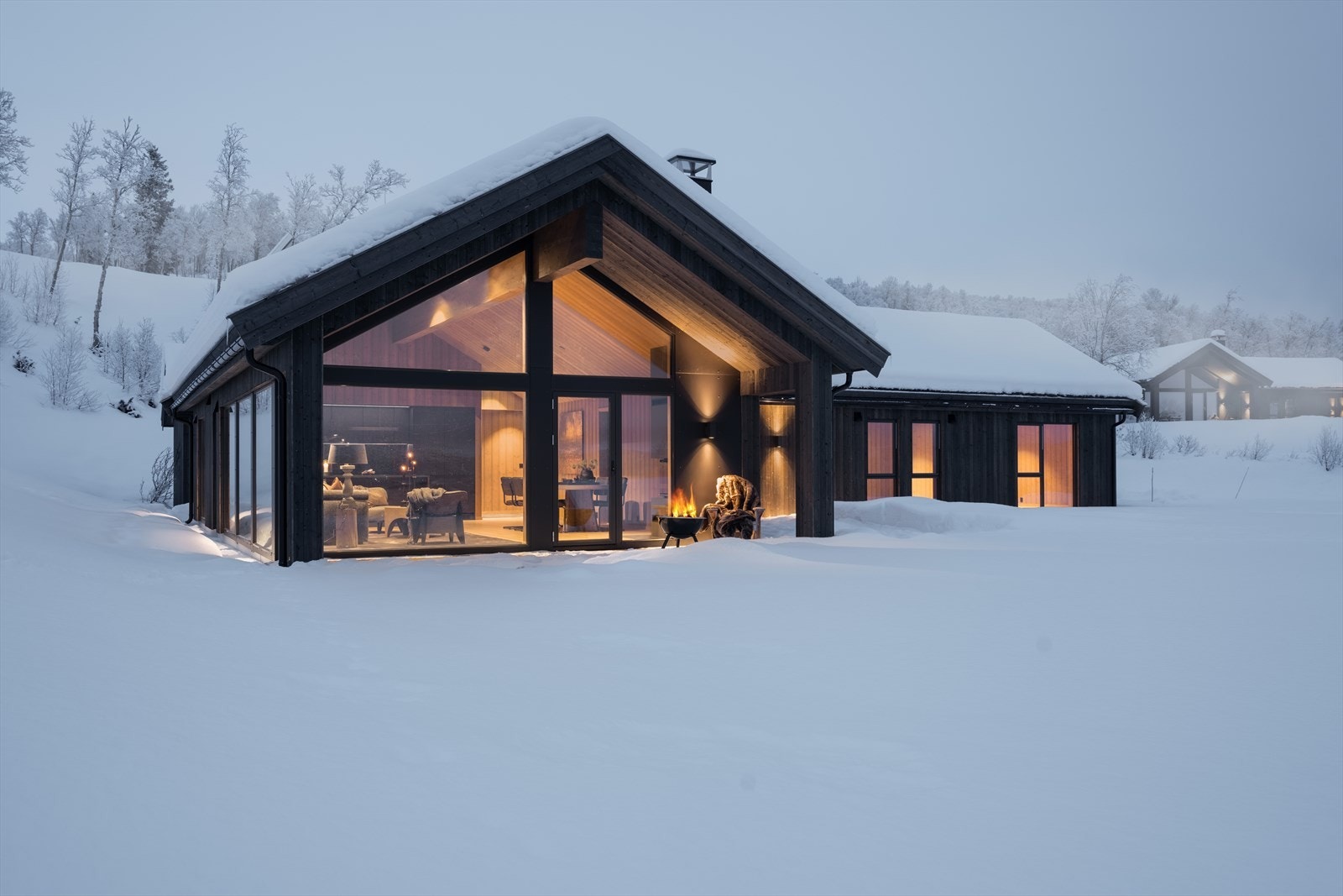 Sjemmedalhytta er bygget med ekte kjærlighet for design og håndverk. Galleribilde