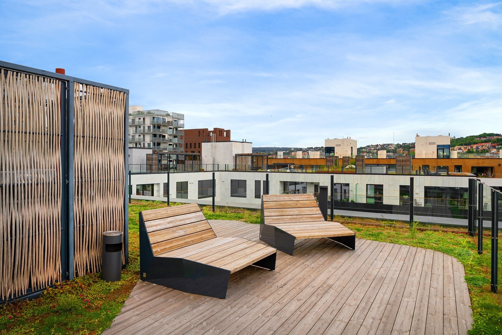 Felles, fantastisk takterrasse for beboerne Galleribilde