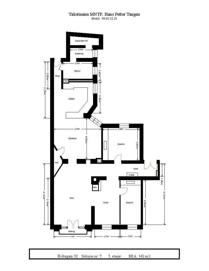 Plantegning Galleribilde