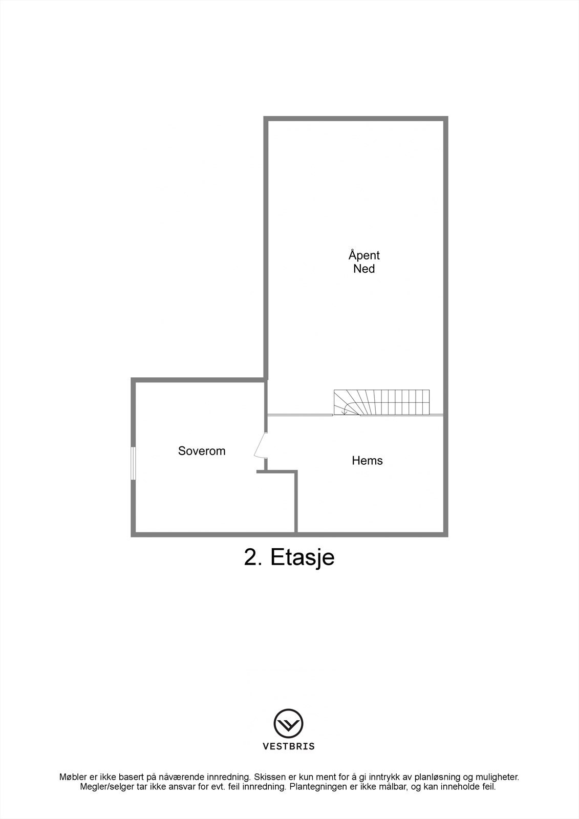 Plantegning 2. Etasje Galleribilde
