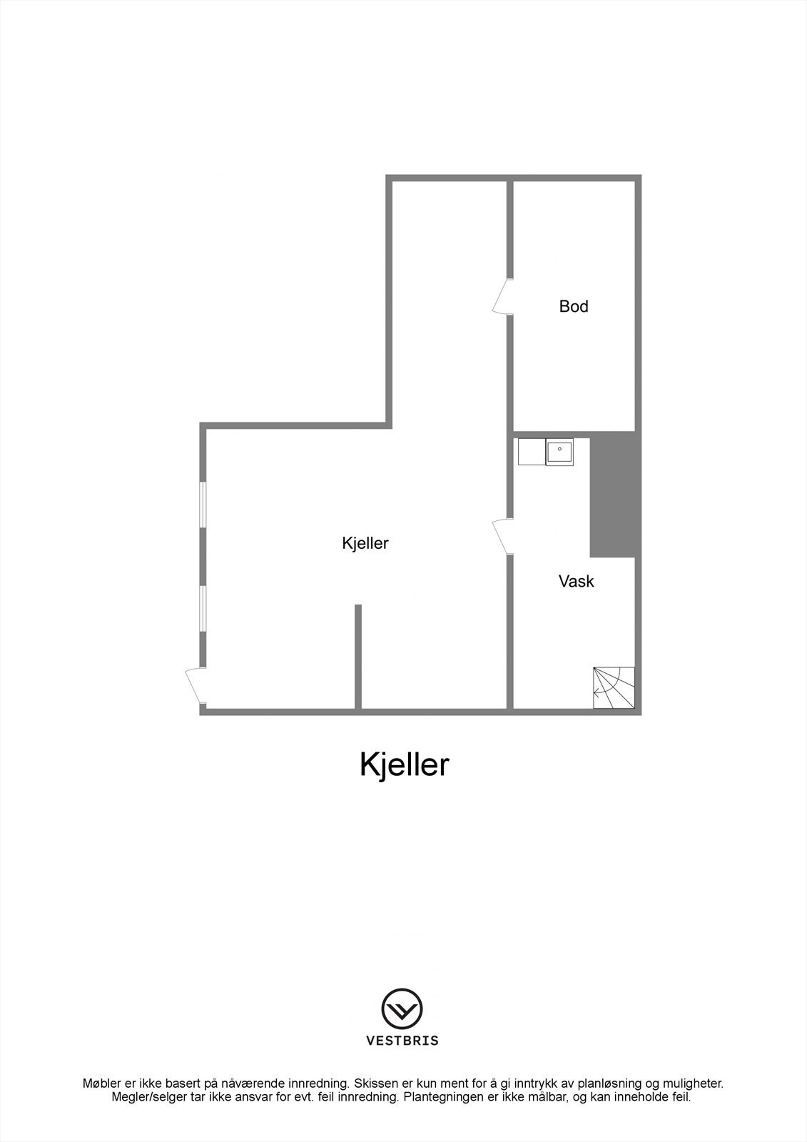 Plantegning U. Etasje Galleribilde