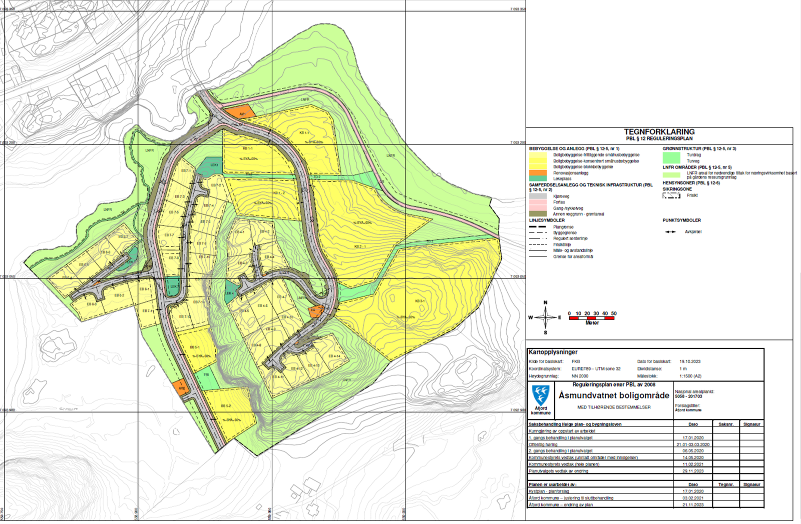 Reguleringskart Galleribilde