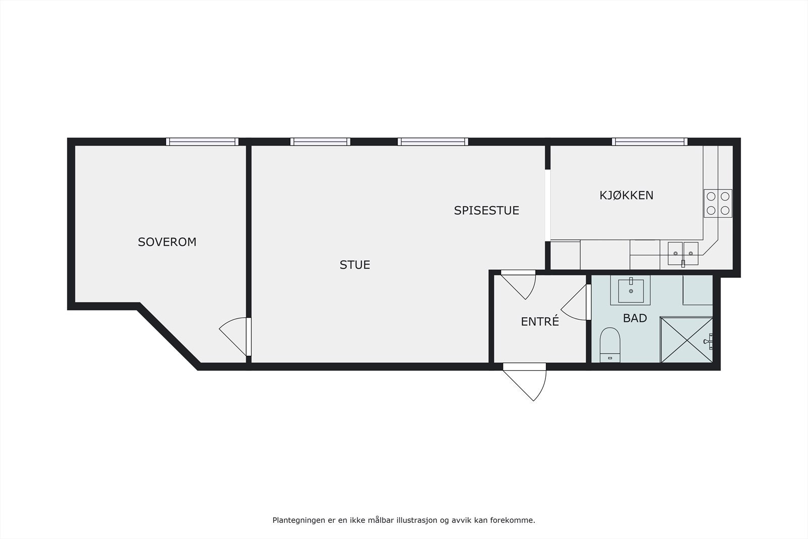 Plantegning Galleribilde