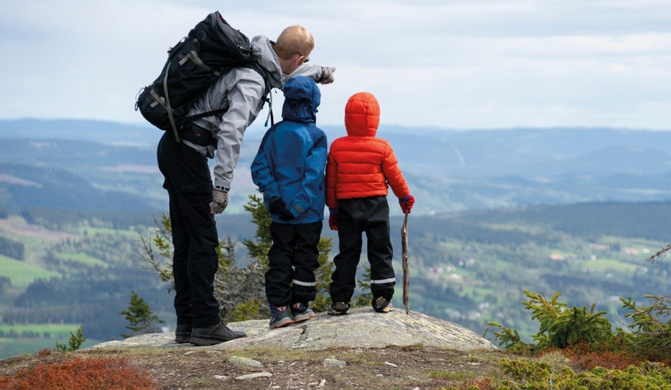 Flotte tur- og sykkelmuligheter i området, fra korte enkle turer, til de mer krevende. Galleribilde