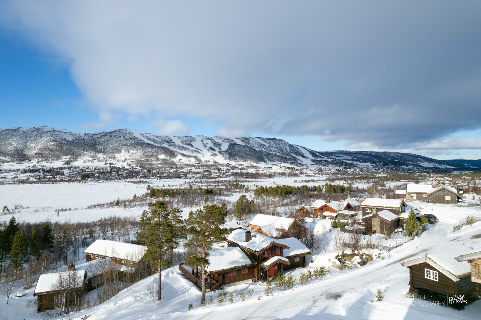 Flott utsikt mot Geilo Galleribilde