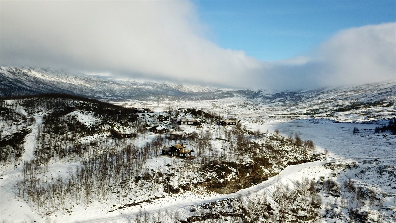 Buhaugane har kort avstand til Jotunheimen nasjonalpark. Galleribilde