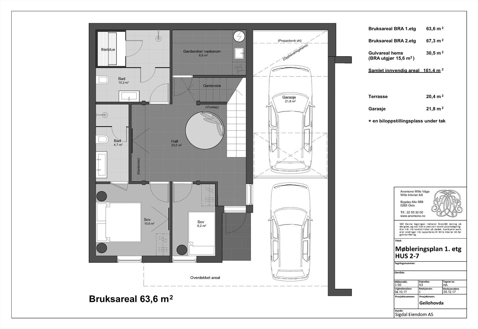 Plantegning - u.etg Galleribilde