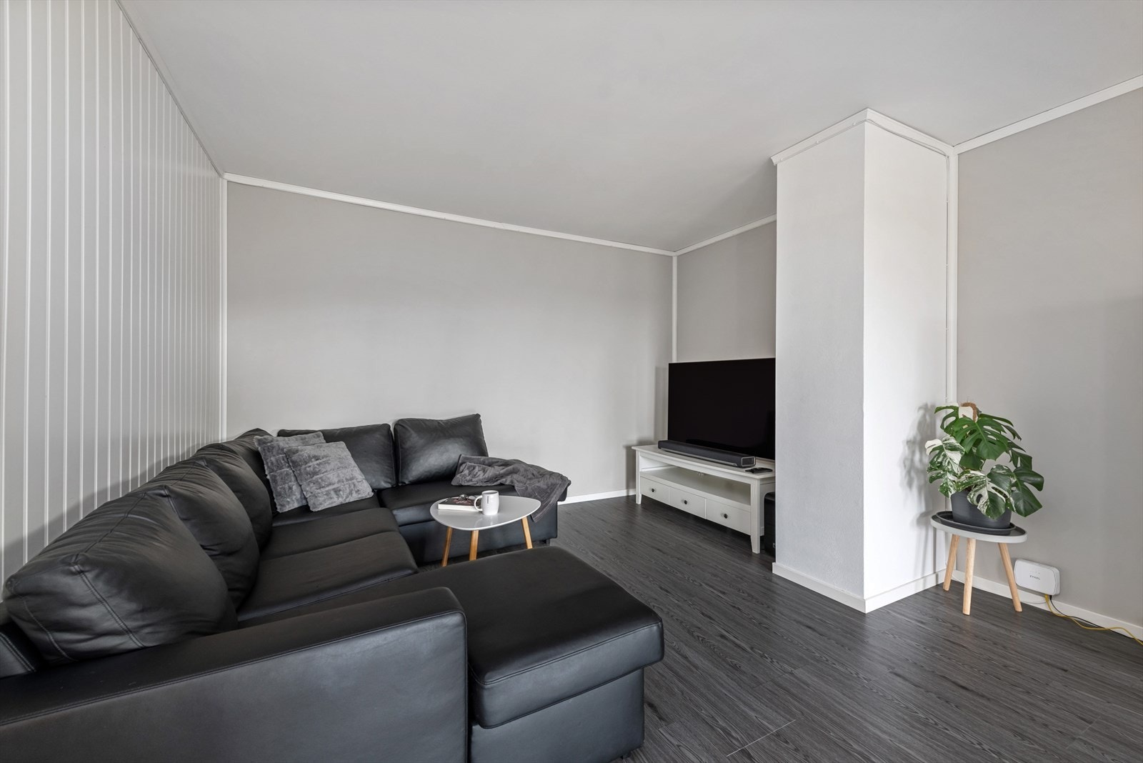 Stue med mulighet for peis Galleribilde