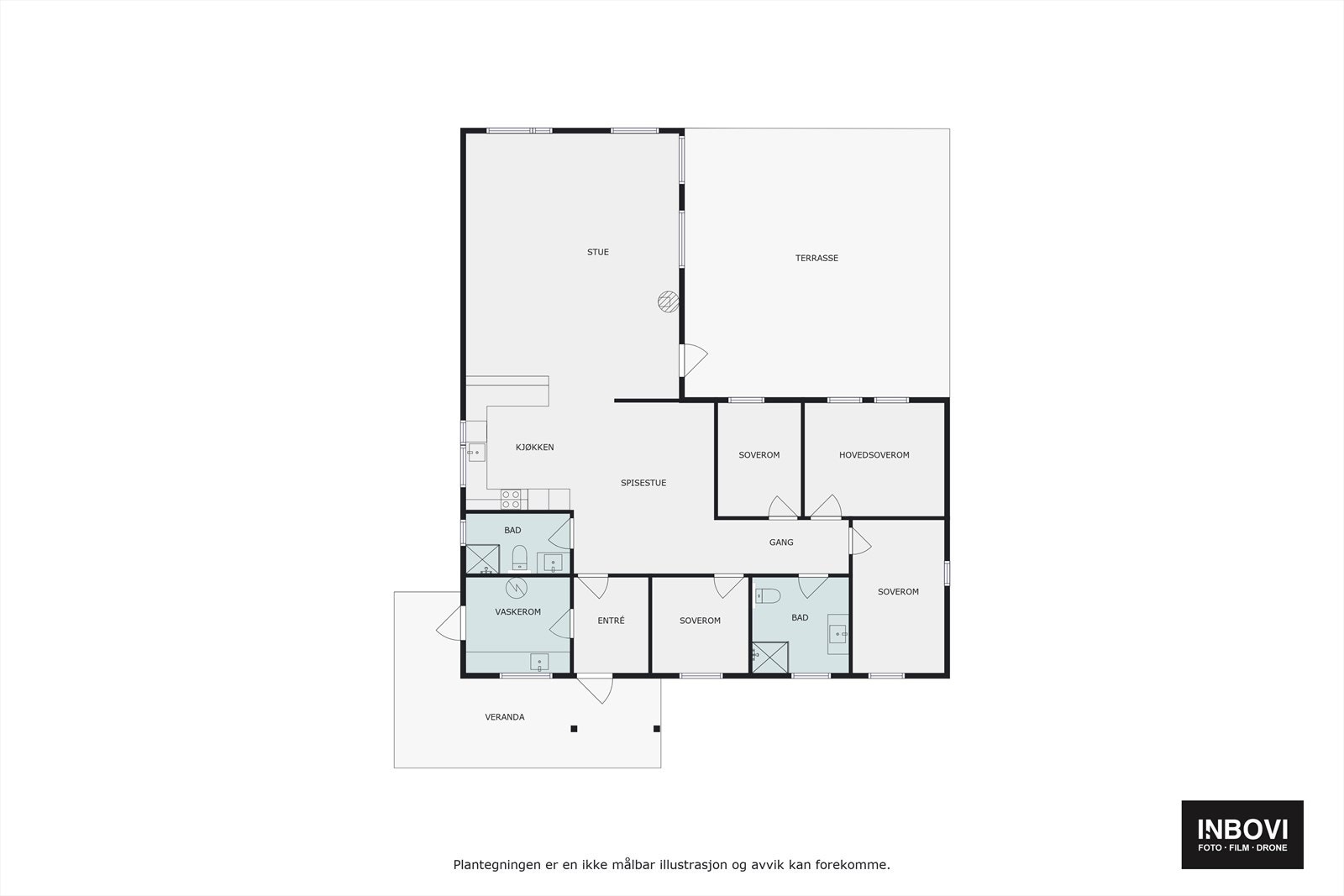 Plantegning Galleribilde