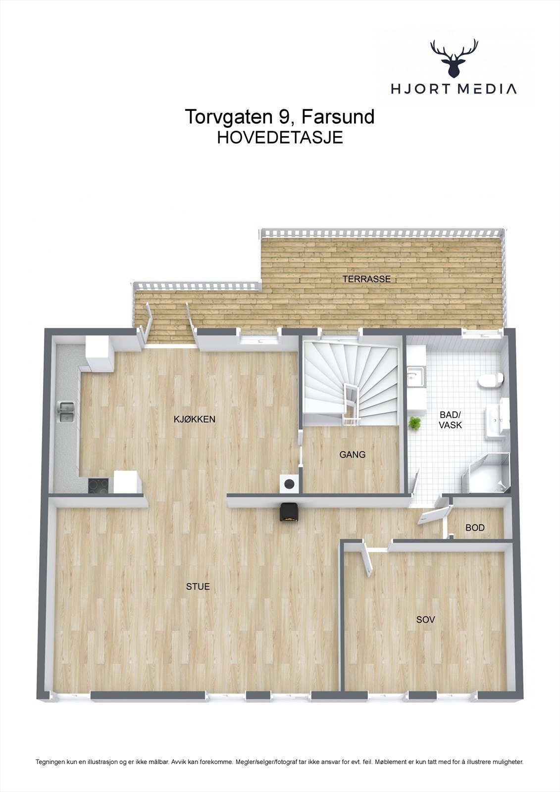 Plantegning 2 etasje Galleribilde