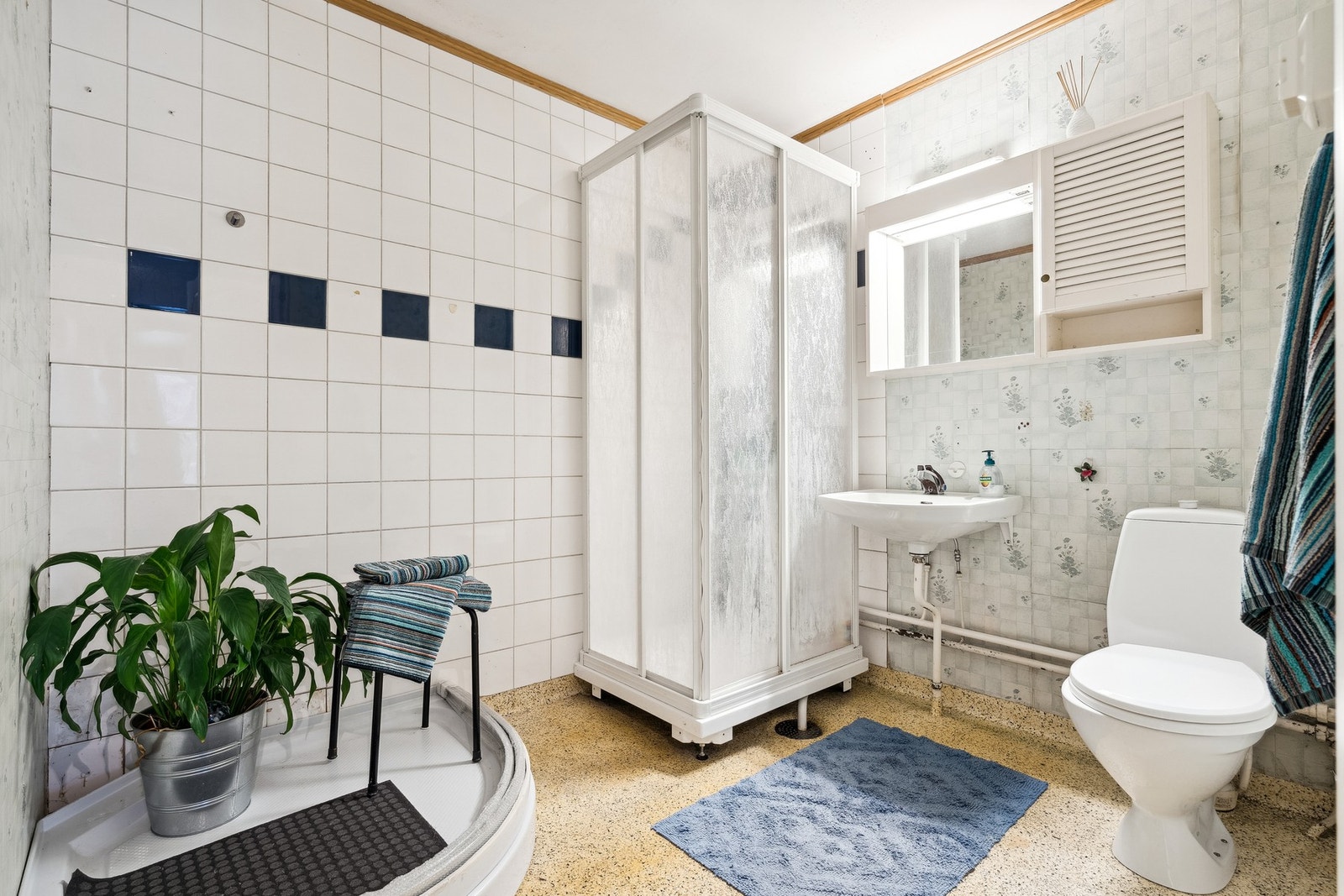 Baderom på 5,5 m². Galleribilde