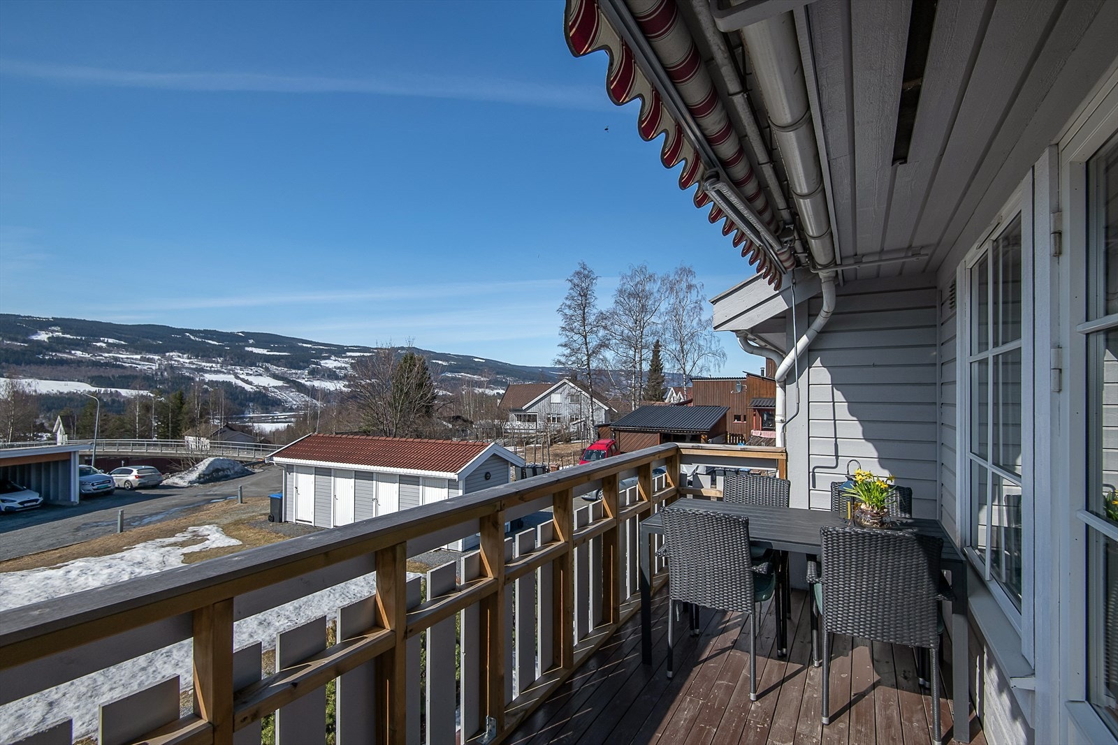 Plass til sittegruppe på terrasse Galleribilde