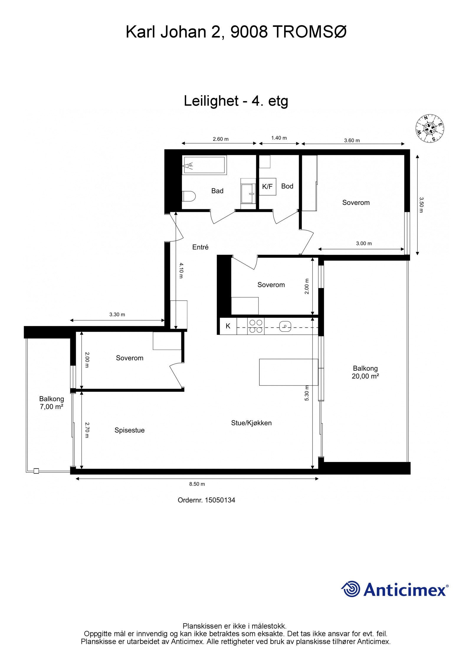 Plantegning Galleribilde