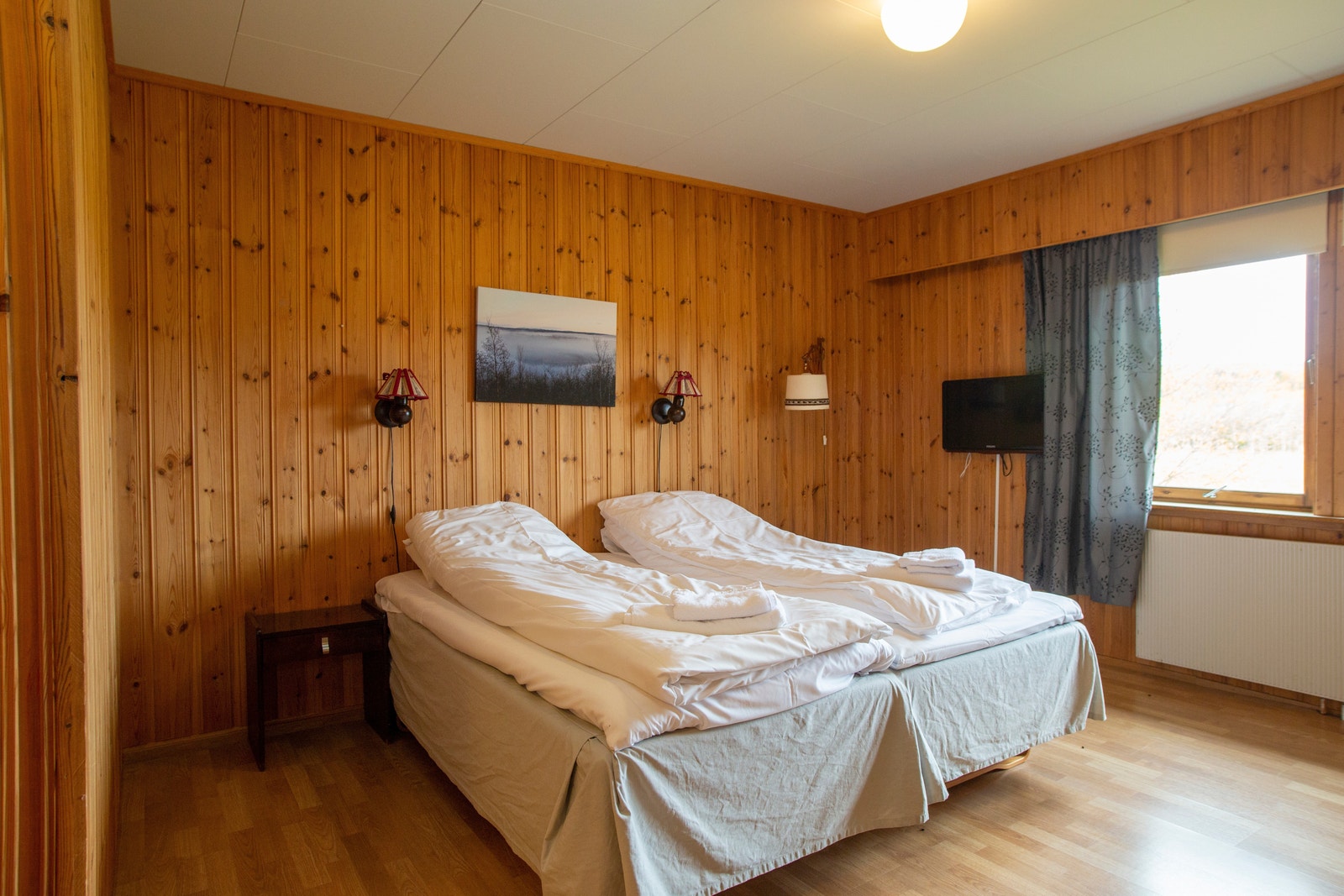 Hotellet har 19 dobbeltrom med eget bad. Galleribilde