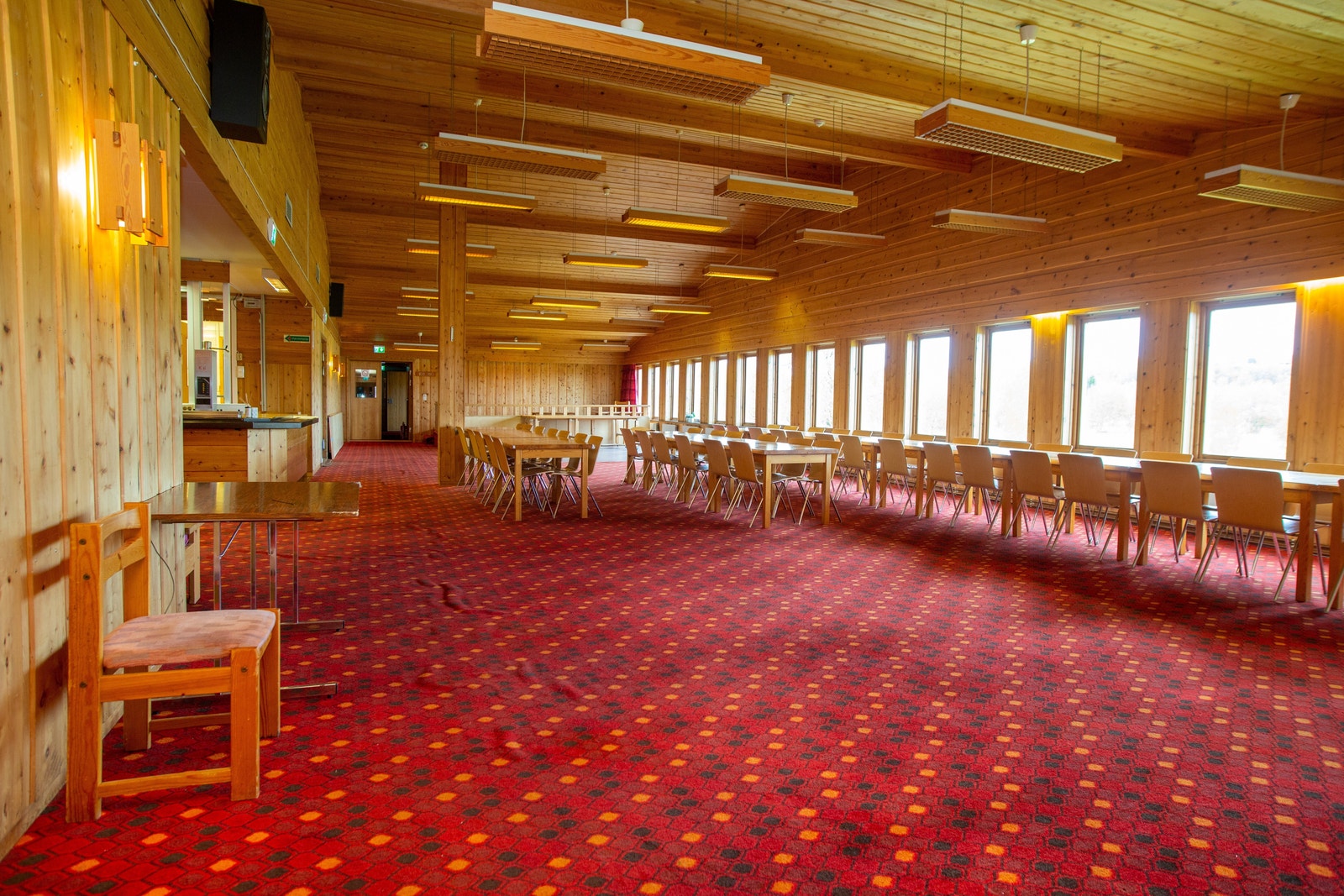 Hotellet har et romslig restaurantområde som kan egne seg til flere typer arrangementer. Galleribilde