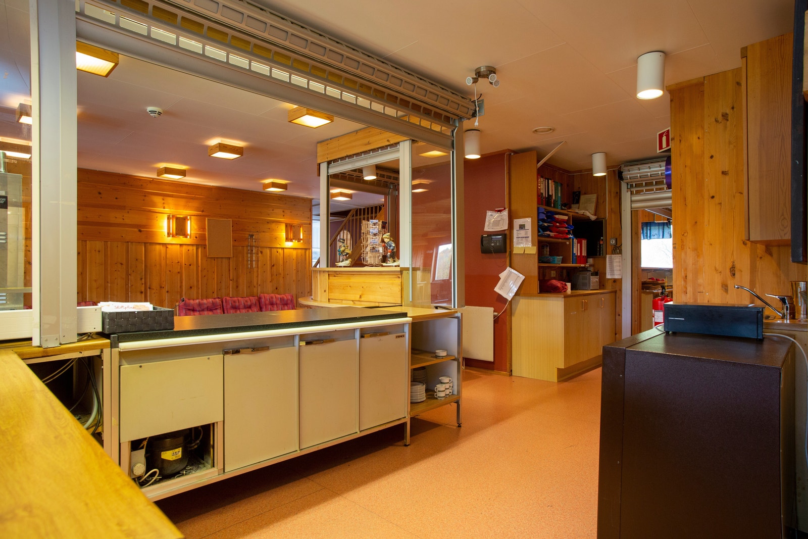 Resepsjon og kafe. Galleribilde