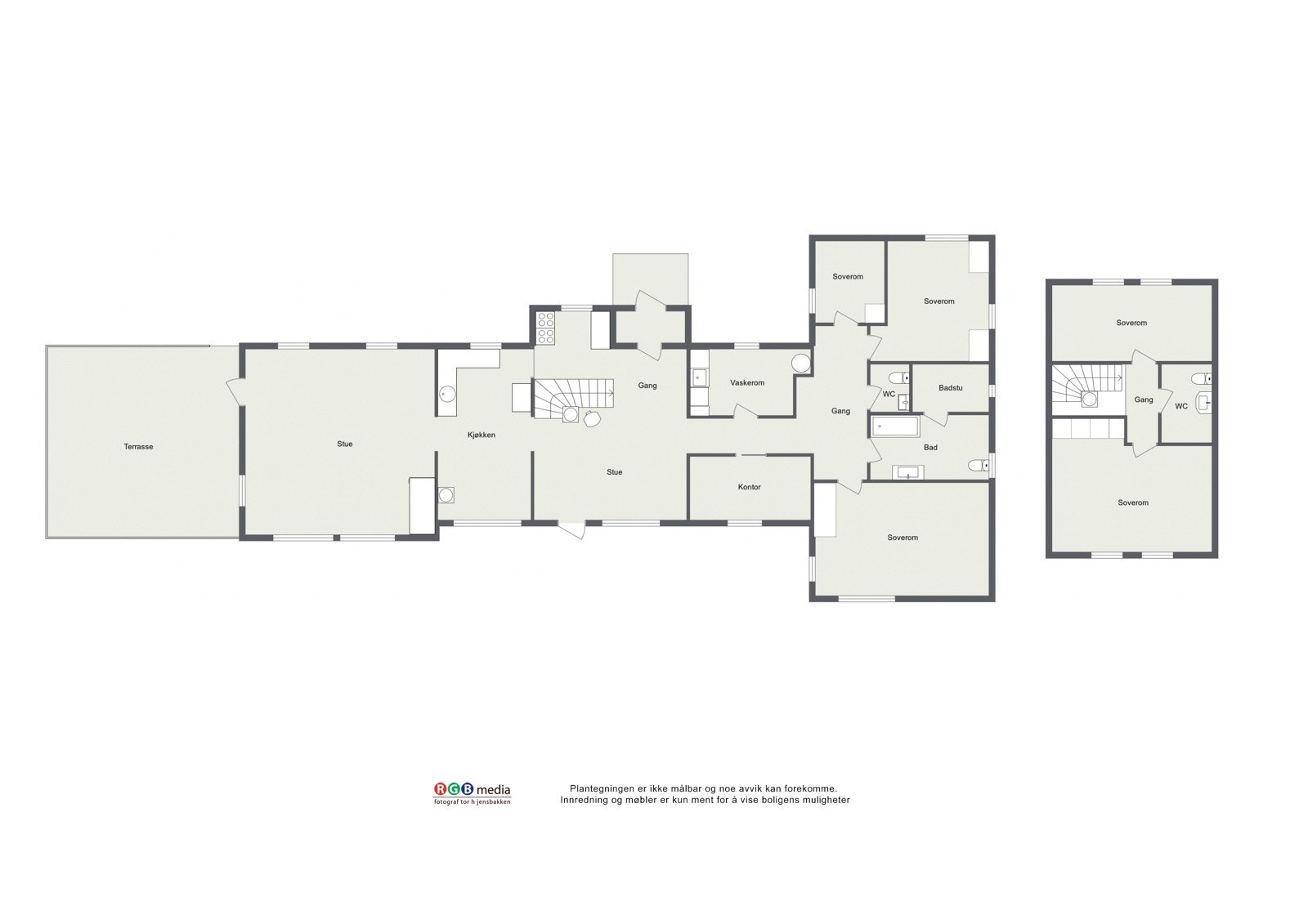 Planskisse Galleribilde