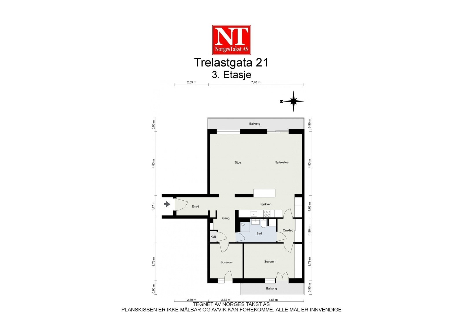 Plantegning Galleribilde