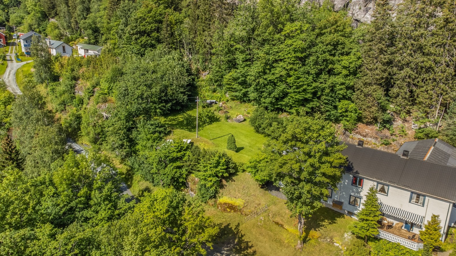 Dronefoto Galleribilde