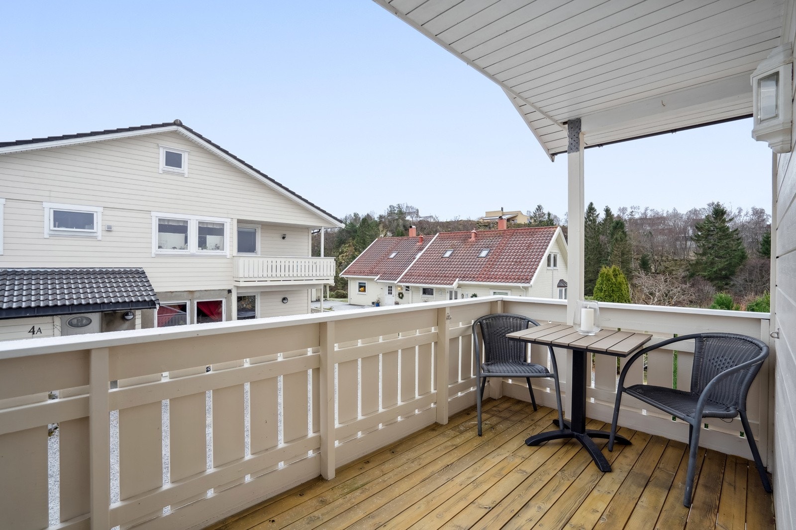 Her er det rom for utemøblering og grill. Galleribilde